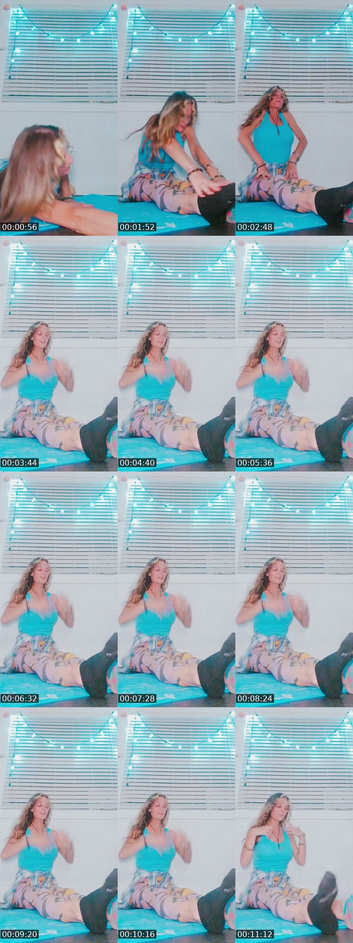TikTok live: live yoga! and positive talk :) by @lightripple111