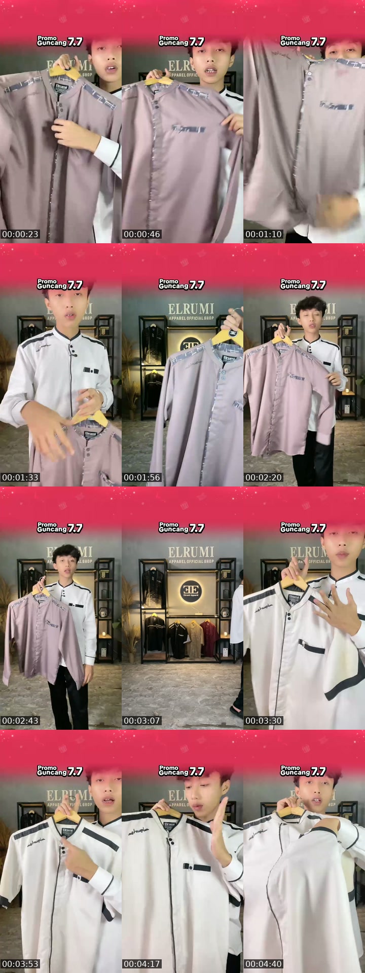 TikTok live: Promo baju koko pria by @elrumi_apparel_official