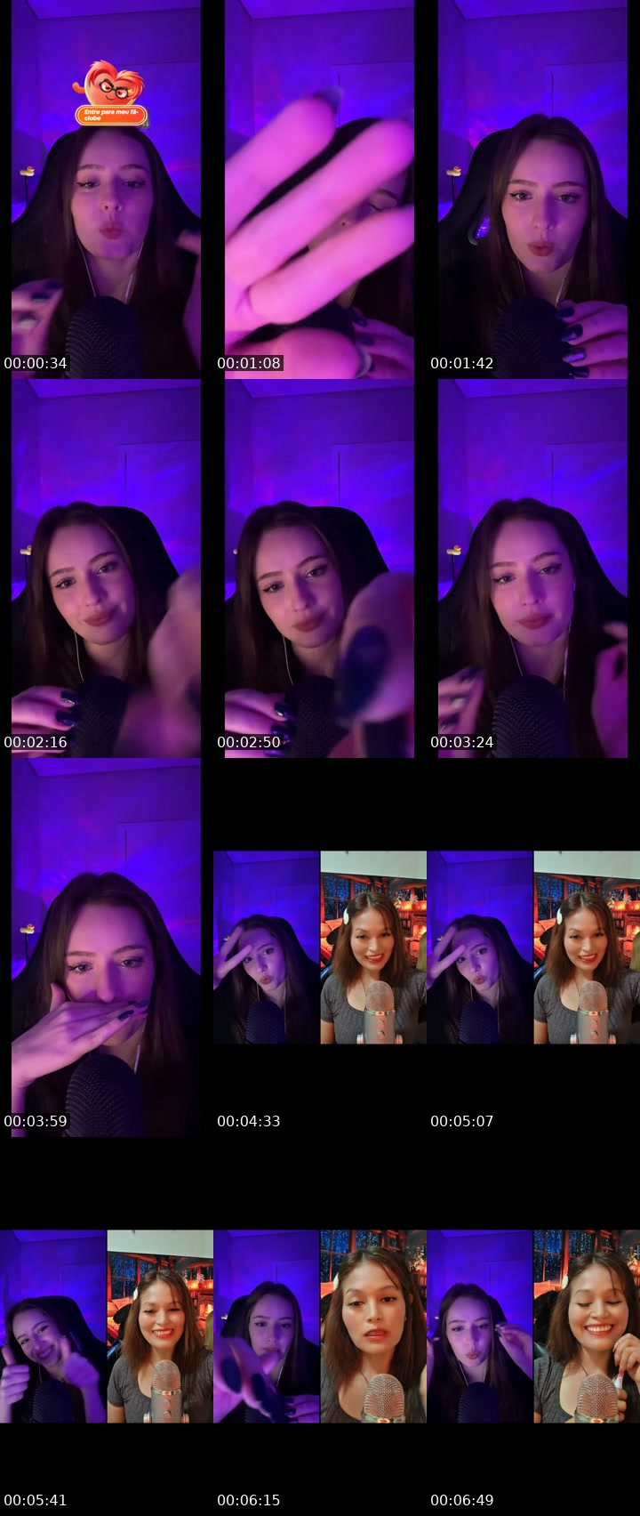 TikTok live: ASMR LIVE! 🌃 by @asmrthaisbdss