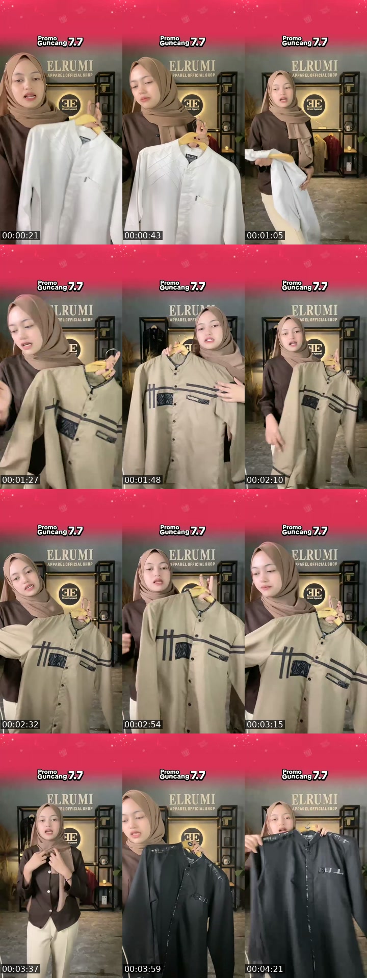 TikTok live: Promo baju koko pria by @elrumi_apparel_official