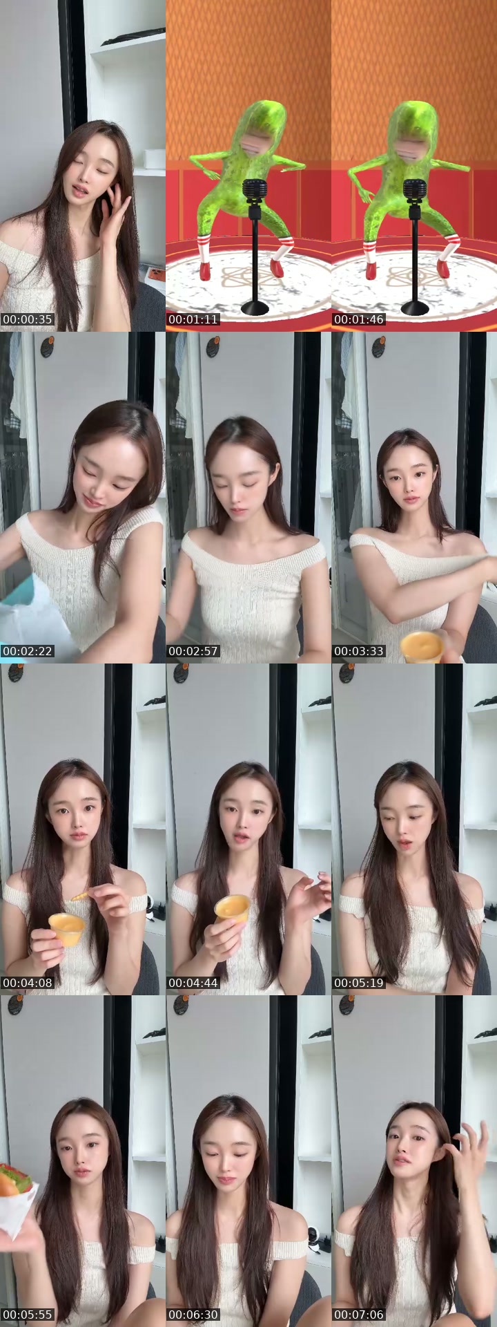 TikTok live: 죽지도 않고 돌아온 해림 by @kanghaerim_
