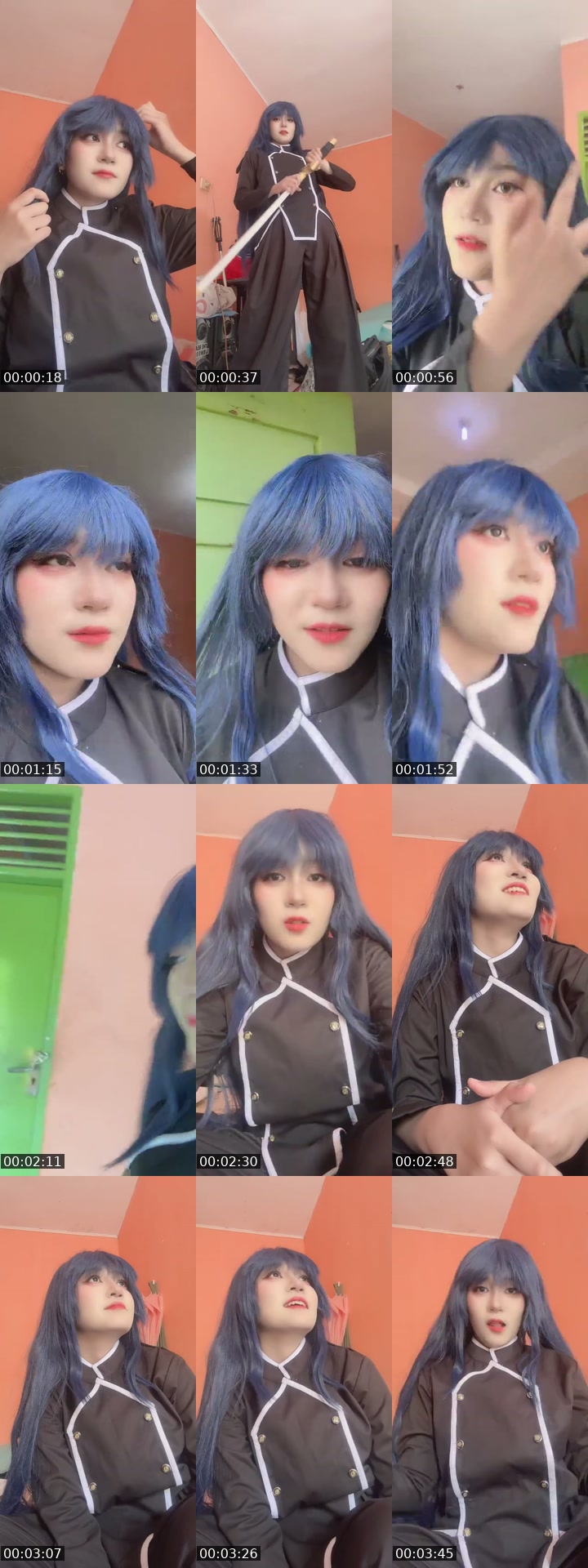 TikTok live: make up cosplay by @huwtawo