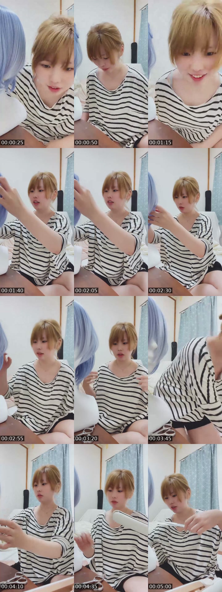 TikTok live: レムたんのウィッグ制作✂️ by @rrrisei_