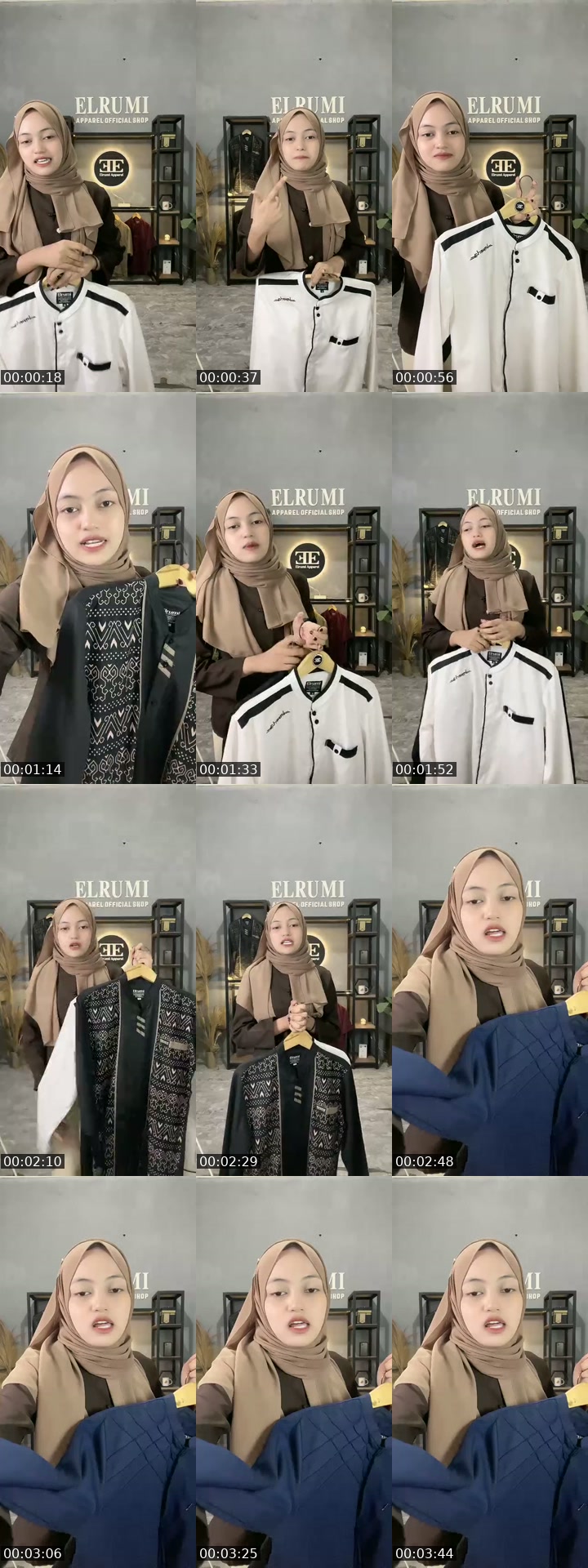 TikTok live: Promo baju koko pria by @elrumi_apparel_official