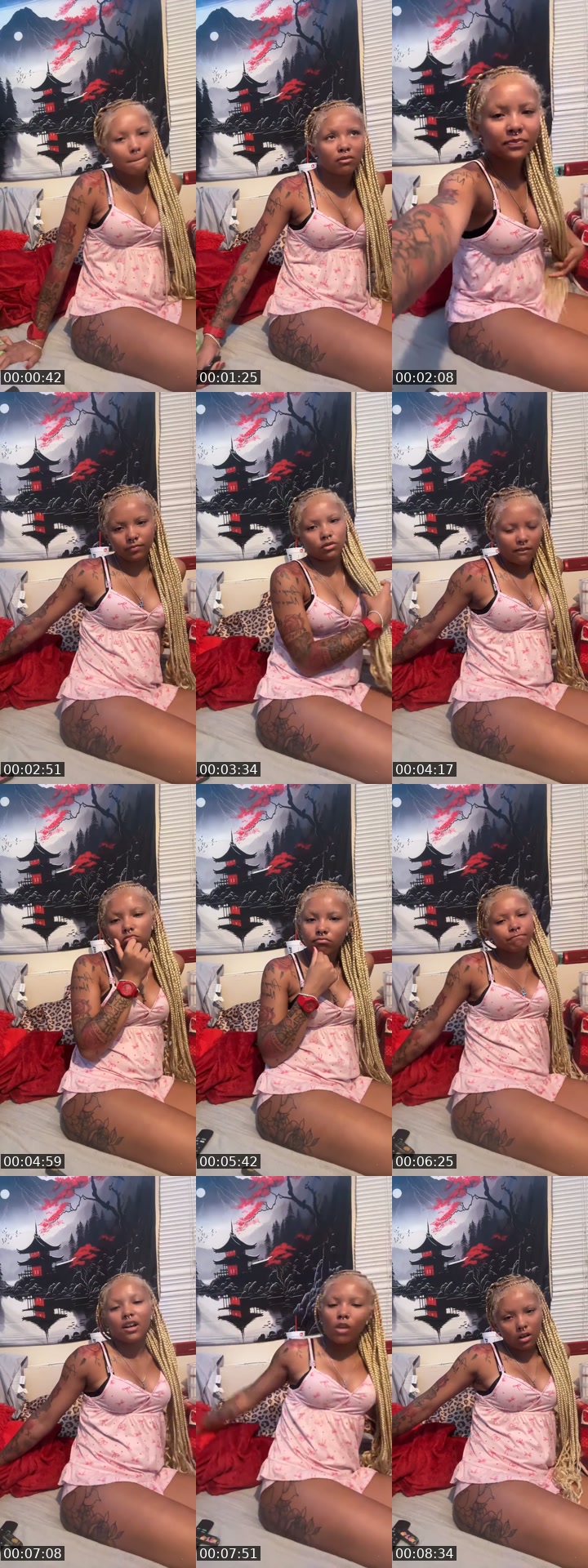 TikTok live: Comevibewitarealone by @tiasetheralbraidng