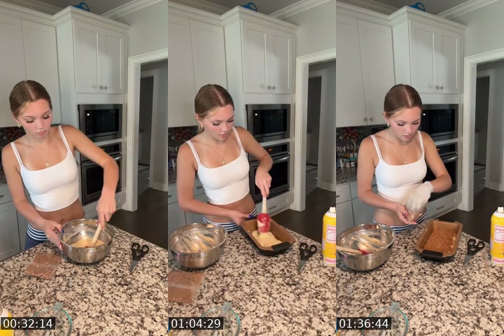 TikTok live: bake with me by @mysterious_secretgirl