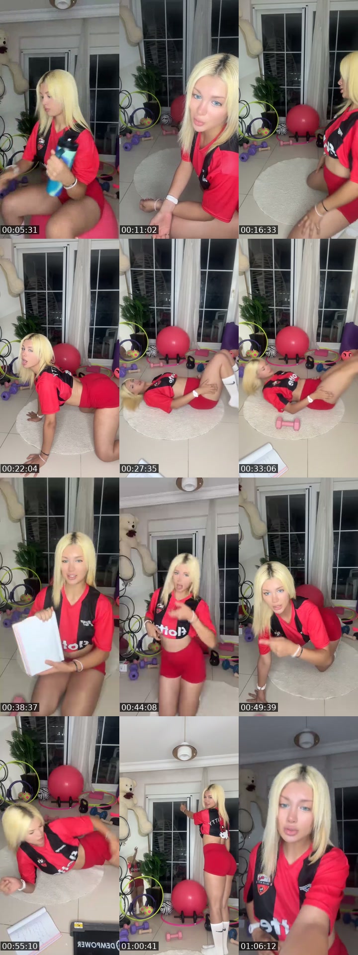 Russia TikTok live: Evde kalça böyle calis not al by @misshoca1