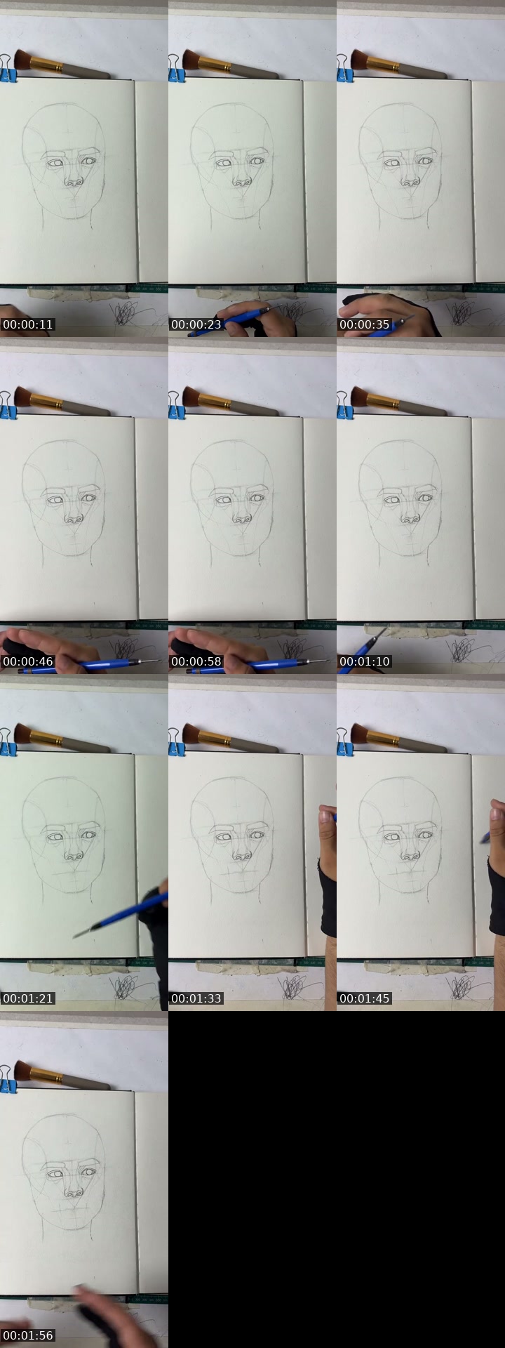 TikTok live: تعلم رسم البورتريه by @itszoart