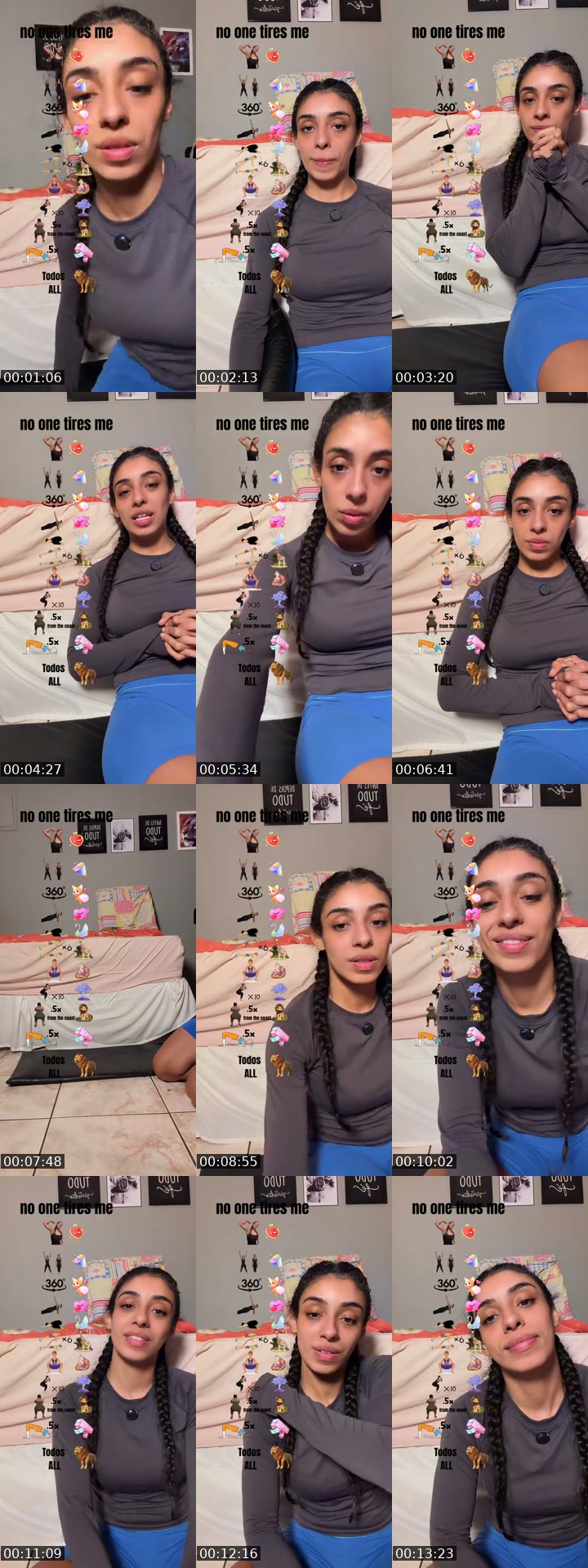 TikTok live: Live de atividade física 🏃🏽‍♀️ by @moana_santos00