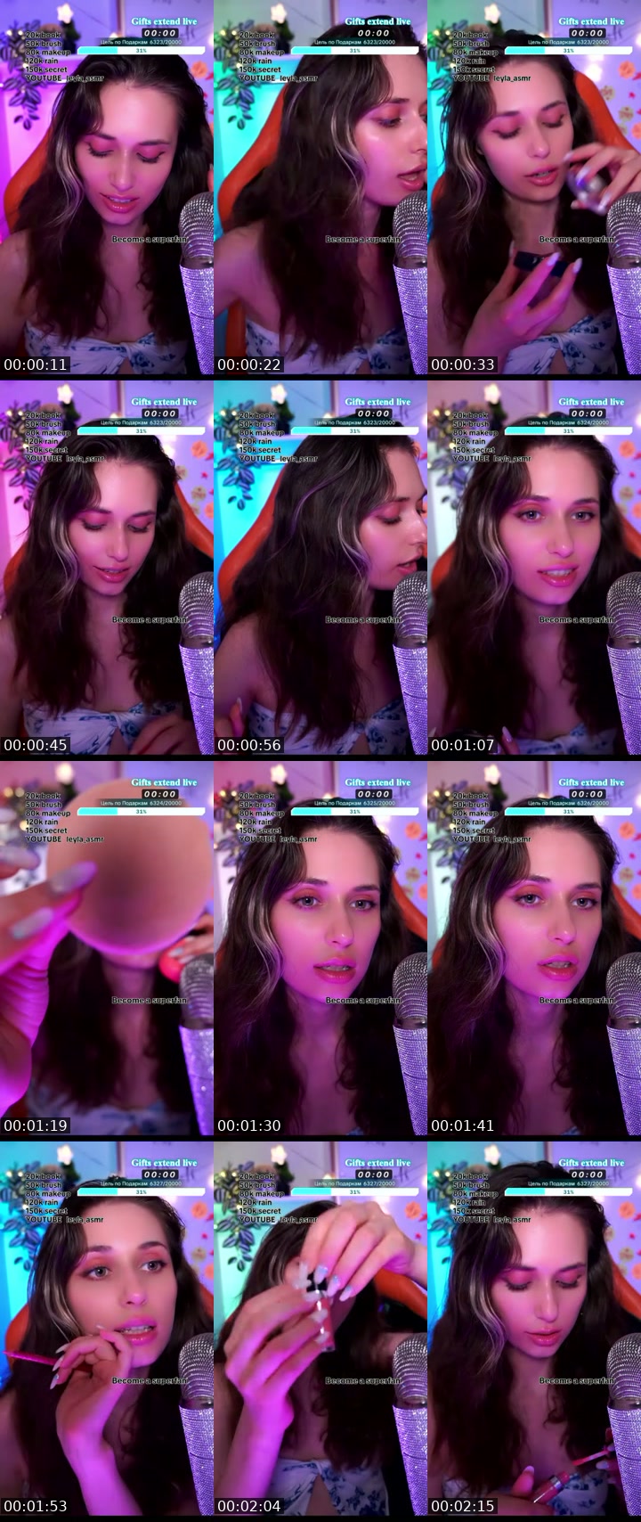 TikTok live: Breathe.listen.stay.ASMR 🤗 by @leyla_asmr5