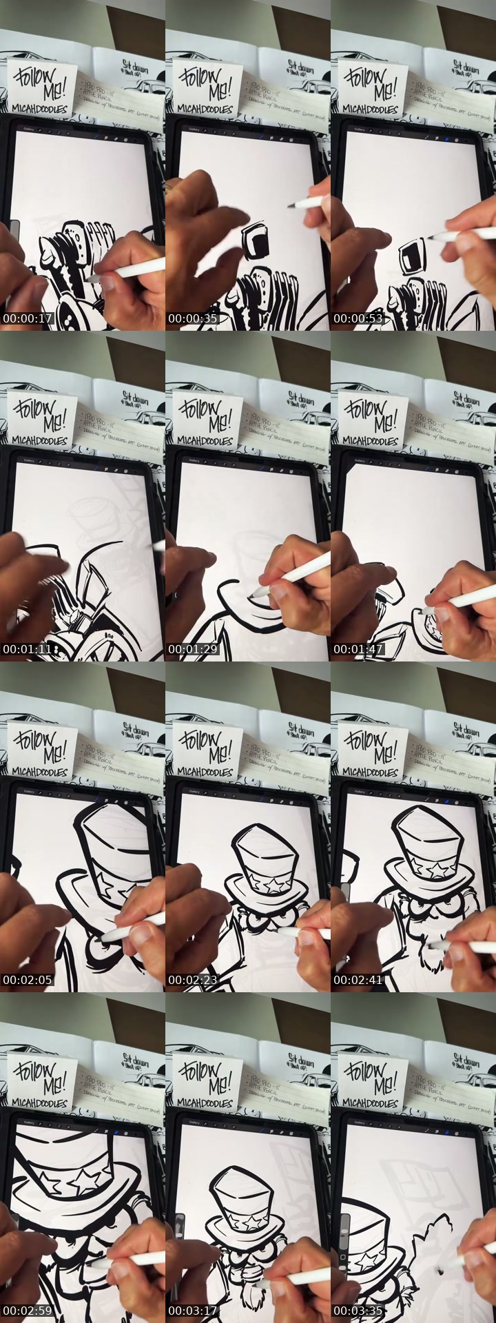 TikTok live: How to draw a hot rod by @micahdoodles