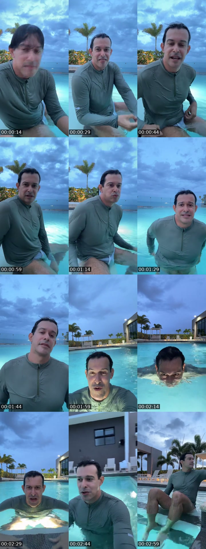 TikTok live: Night pool by @abeldarker7