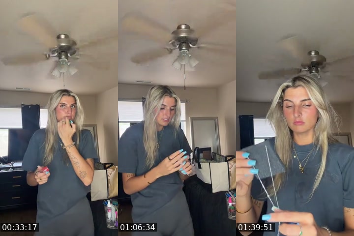 TikTok live: packing 🥺✨ by @notpayje