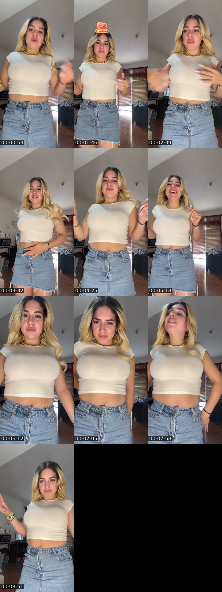 TikTok live: 🫰🏻 by @.blametheblondie