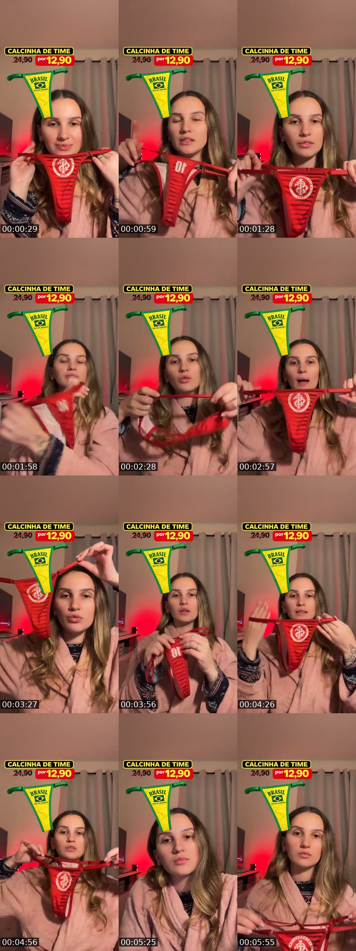 TikTok live: Calcinha de time 🇧🇷 ✨ by @nahmoana