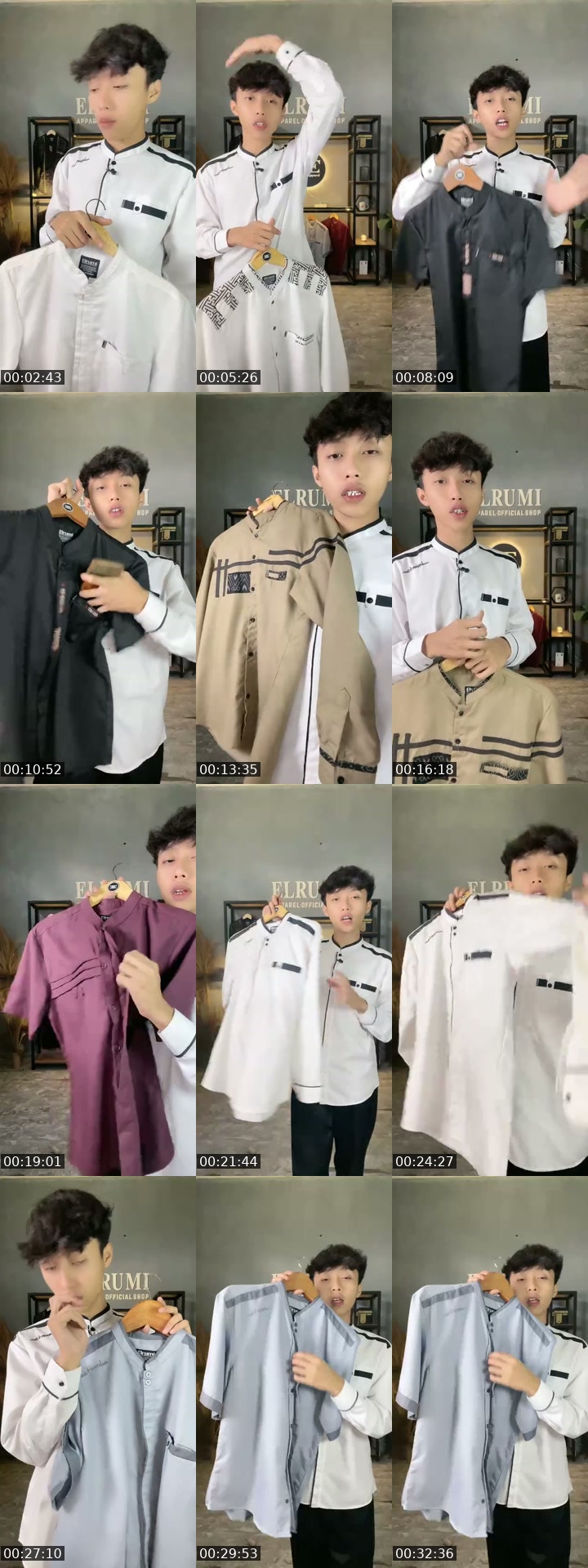 TikTok live: Promo baju koko pria by @elrumi_apparel_official