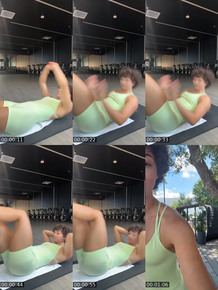 TikTok live: GYM LIVEEEE by @ciaralynnrosa