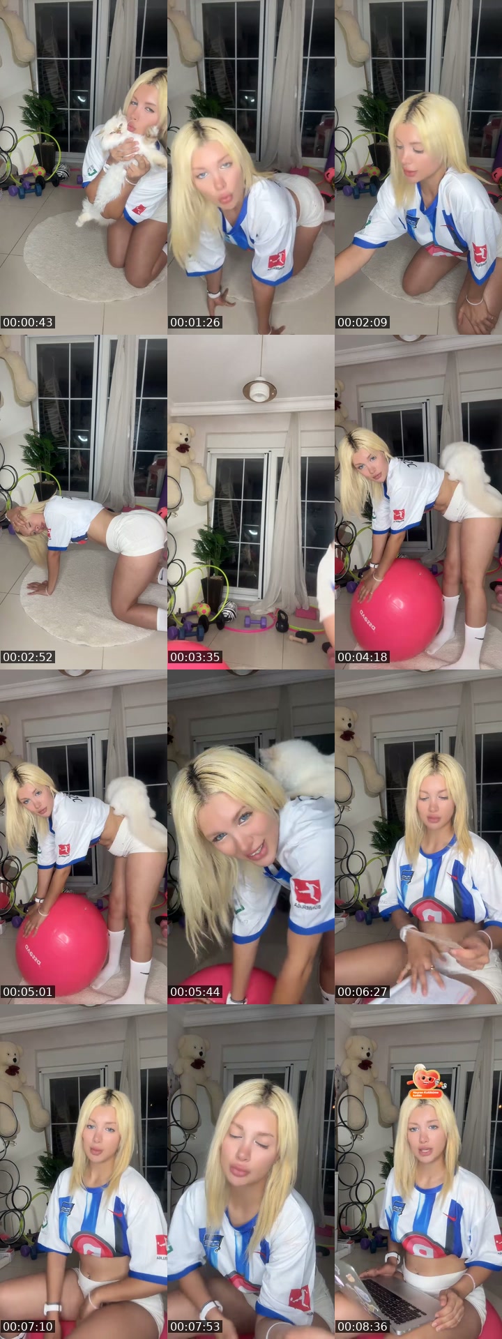 Russia TikTok live: Depresyona karsi egzersizleri by @misshoca1