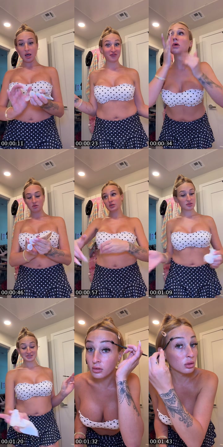TikTok live: GRWM for pool🏳️‍⚧️ by @theonlyhavenrose