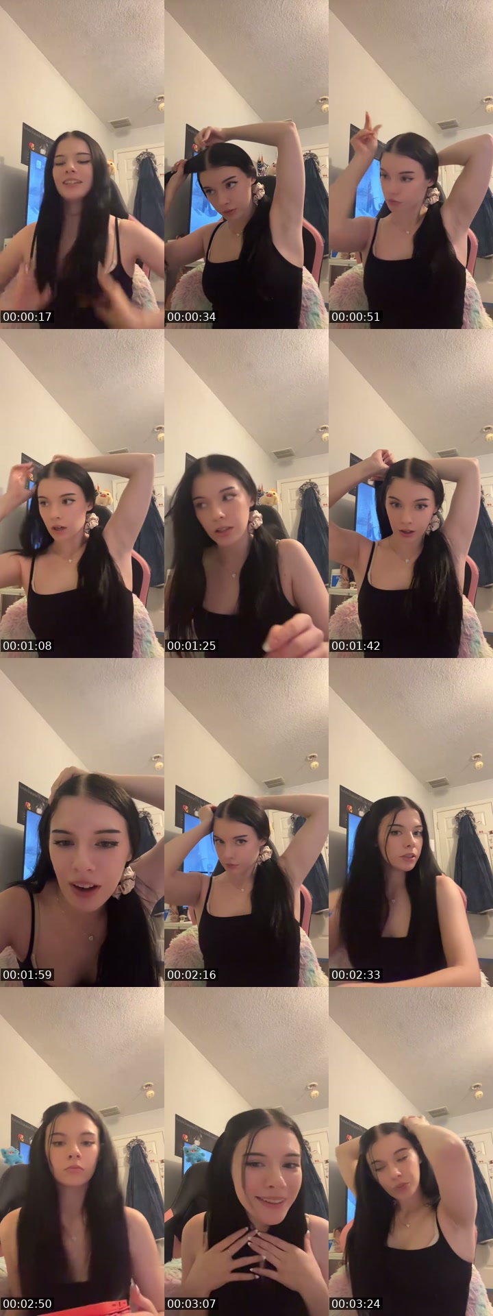 TikTok live: grwm for the 4th by @sparklyprettyglitterfart