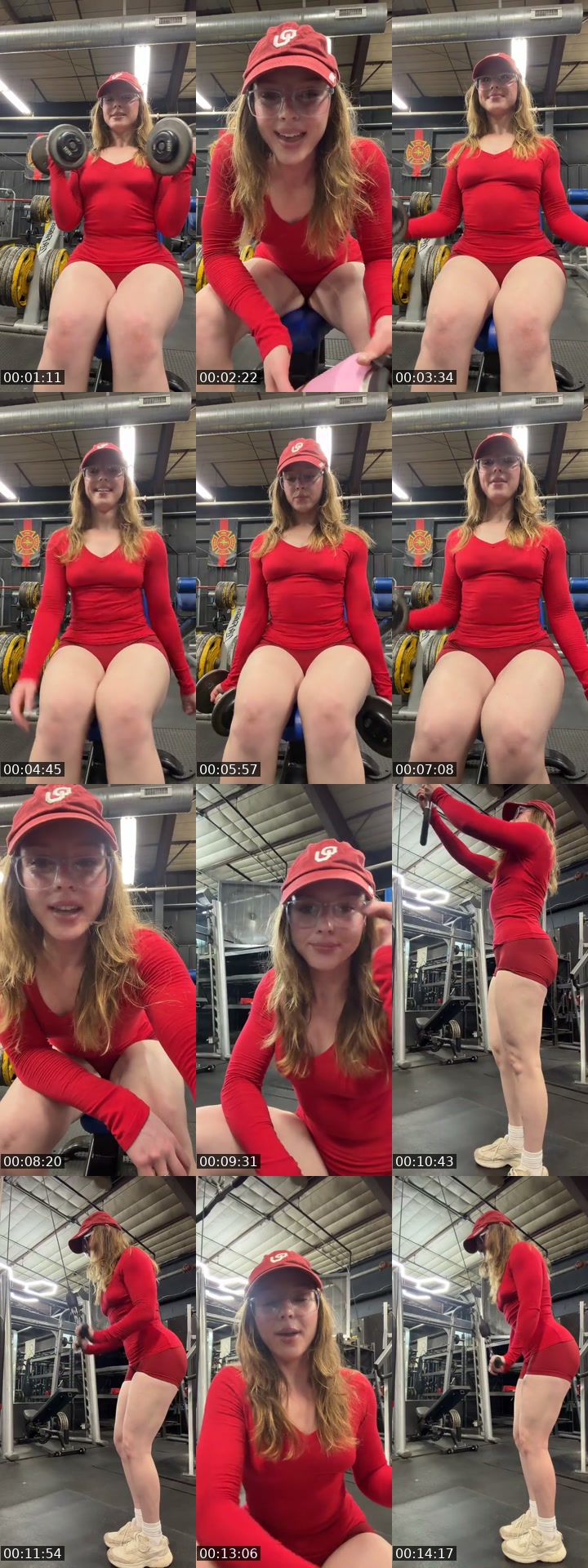 TikTok live: Fourth of July workout❤️🇺🇸 by @paigewithapeach