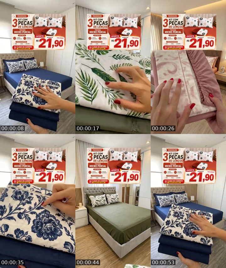 TikTok live: LENÇOL 400 FIOS! by @carolinhaakemi