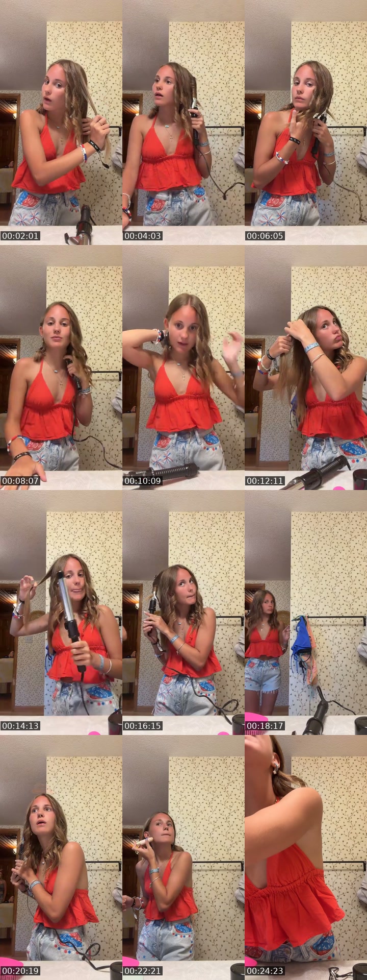 TikTok live: happy 4th! grwm by @lyd_grwmm