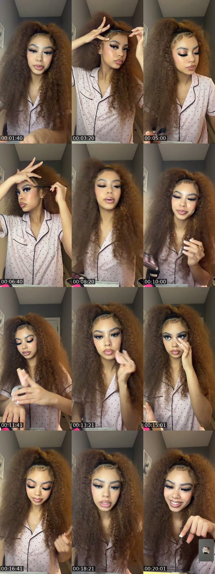 TikTok live: grwm by @aaniyah_2x