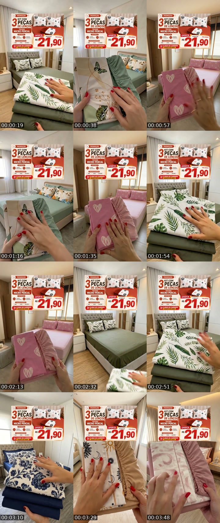 TikTok live: LENÇOL 400 FIOS! by @carolinhaakemi