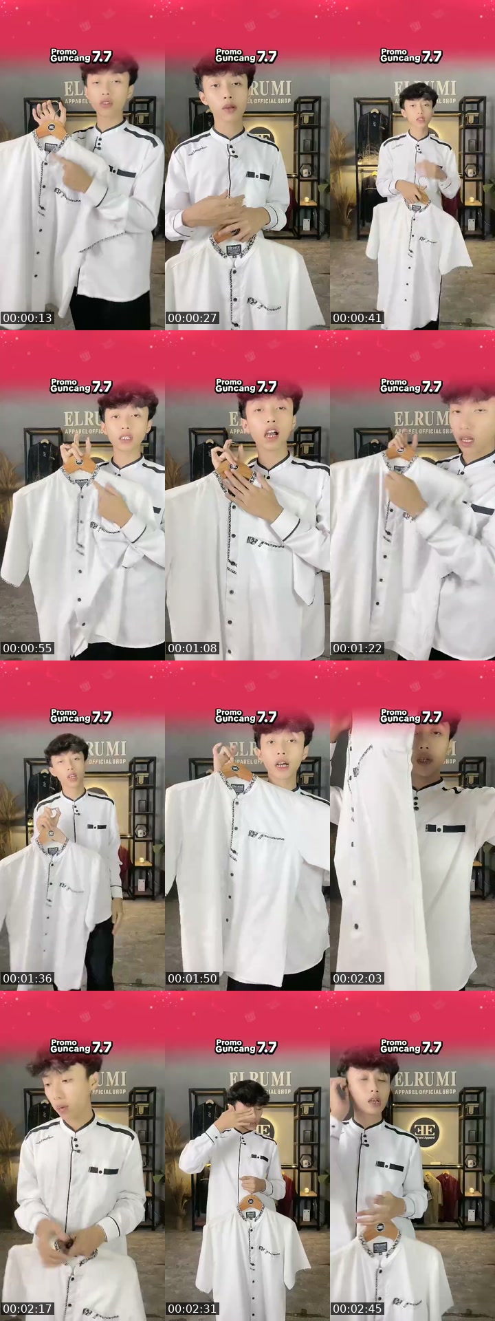 TikTok live: Promo baju koko pria by @elrumi_apparel_official