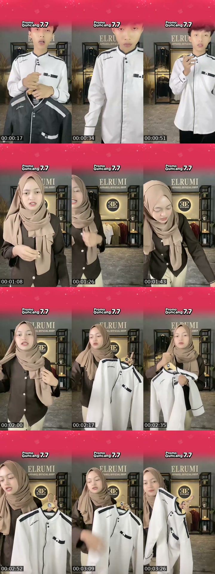 TikTok live: Promo baju koko pria by @elrumi_apparel_official