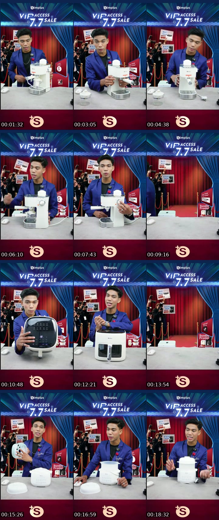 TikTok live: VACCUM KARPET MURAH- [Amirul] by @simplus.my