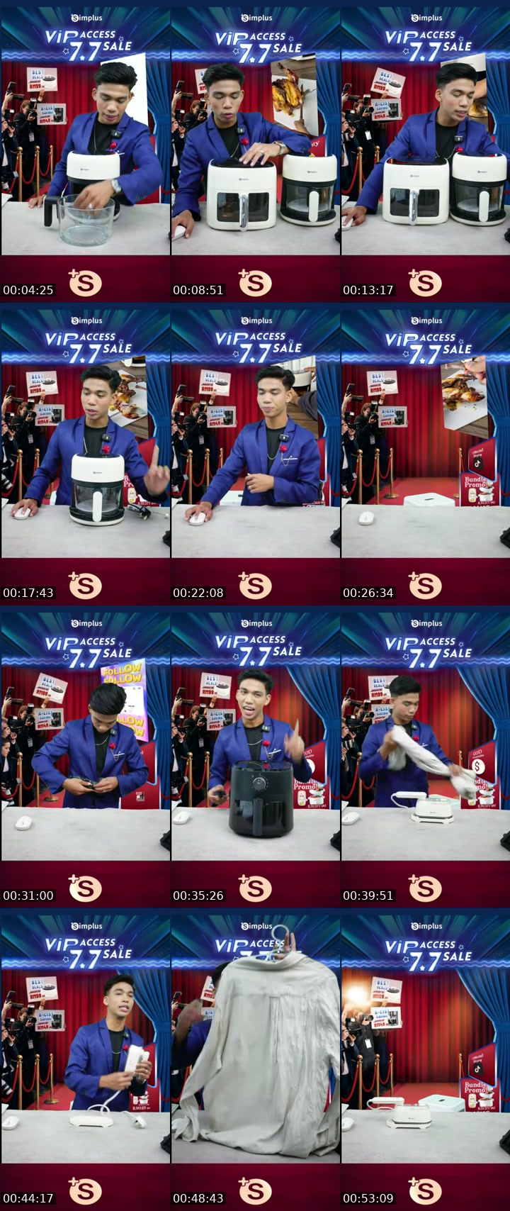 TikTok live: VACCUM KARPET MURAH- [Amirul] by @simplus.my