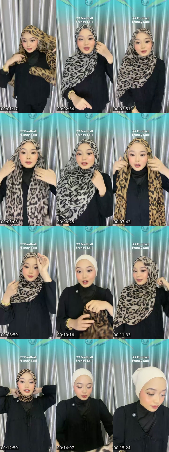 United States TikTok live: shawl leopard by @ains.fashe