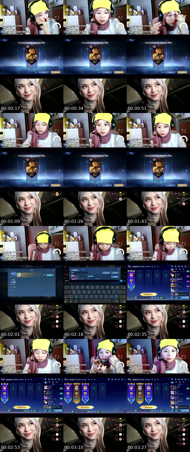 TikTok live: mabar yukk by @scherlyrsshka