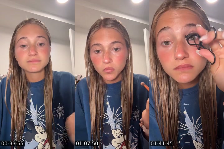 TikTok live: grwm by @allegrasgrwm