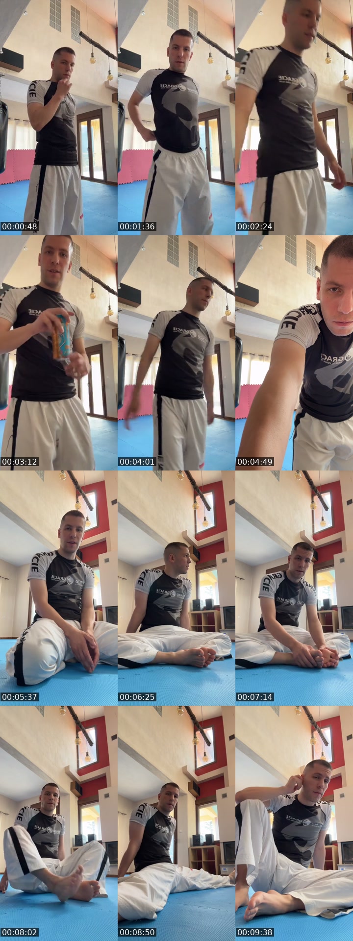 TikTok live: Only stretching today by @taekwondo_ninjako