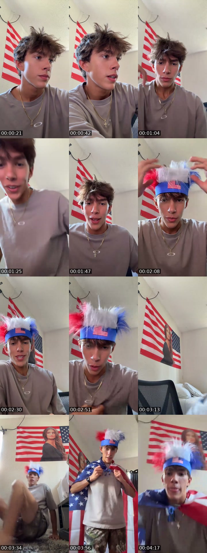 TikTok live: Happy 4th of July by @alexwhartont