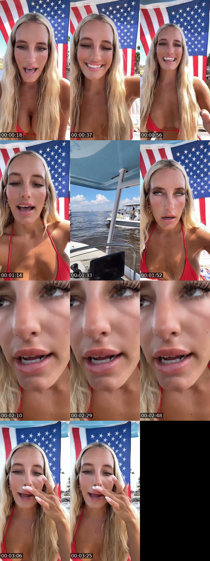 TikTok live: Hannah 🍌’s live - 4th of July 🇺🇸 by @hannahkotickk