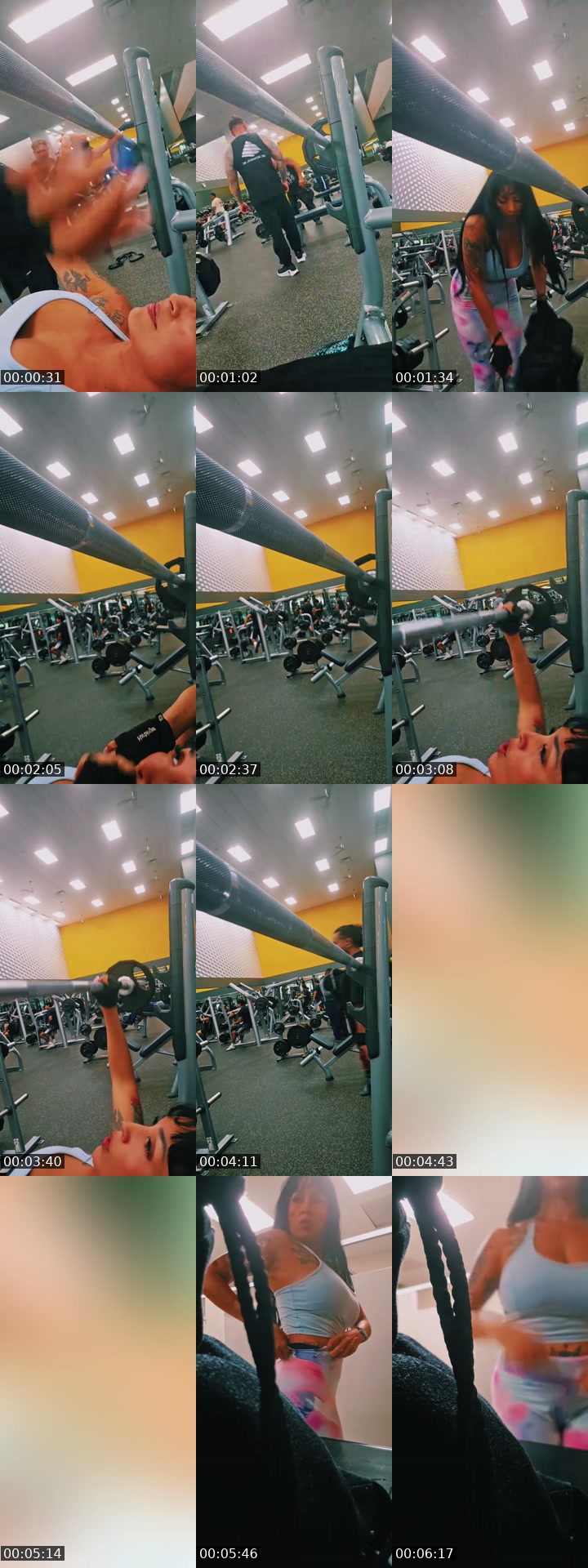 TikTok live: It's chest day!!! by @guadalupedoll