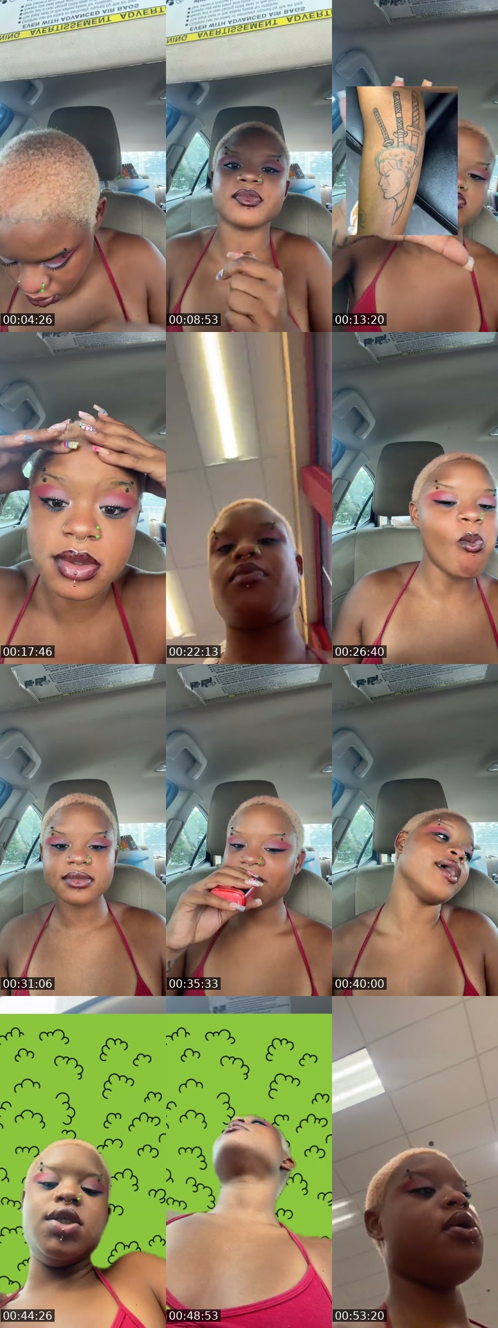 TikTok live: Grwm in the parking lot😅🩷 by @a.lanastarr