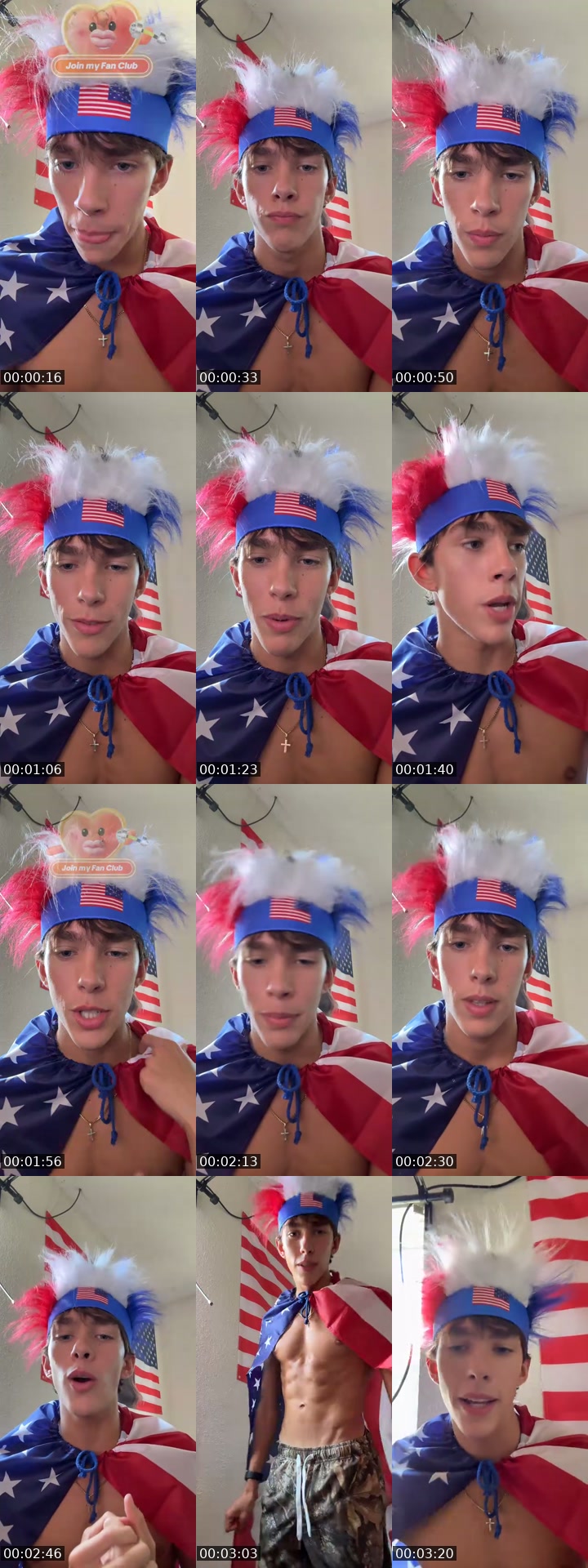 TikTok live: Happy 4th of July by @alexwhartont
