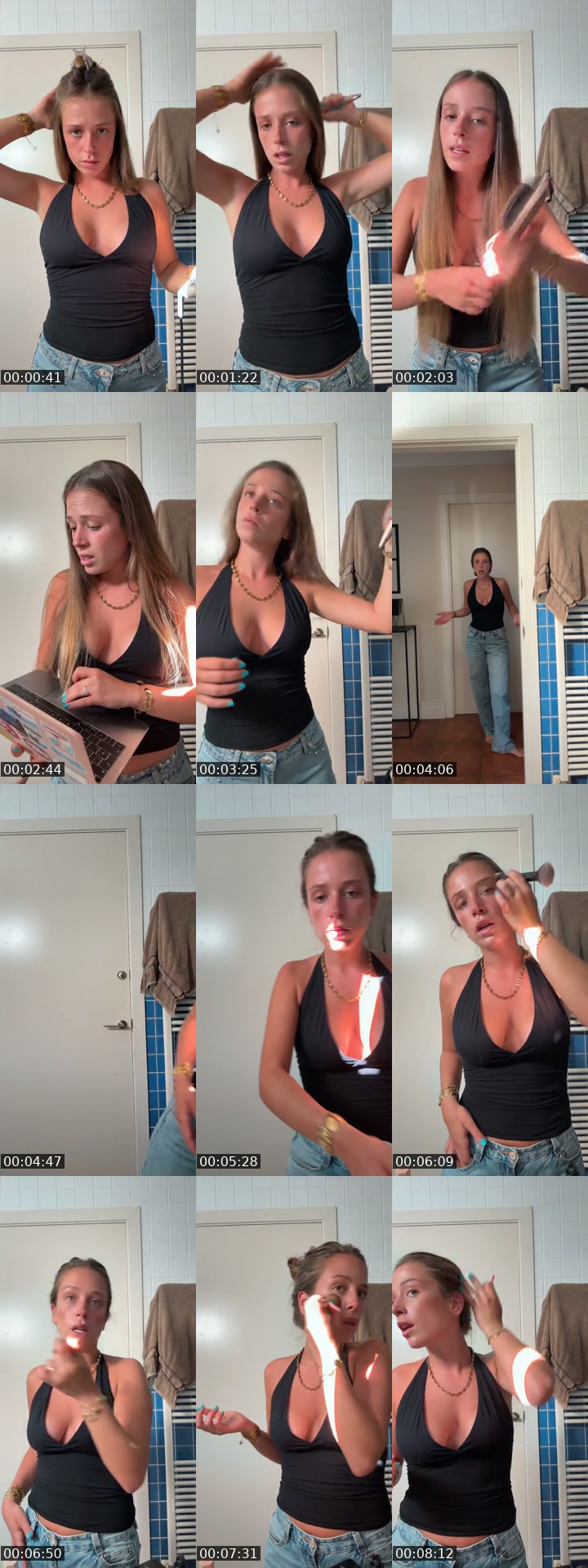 TikTok live: Get ready w me by @irenedurans