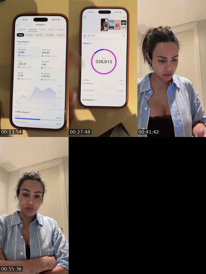 TikTok live: هلا بأعز الحبايب 😍❤️ by @carolineflorstad.off