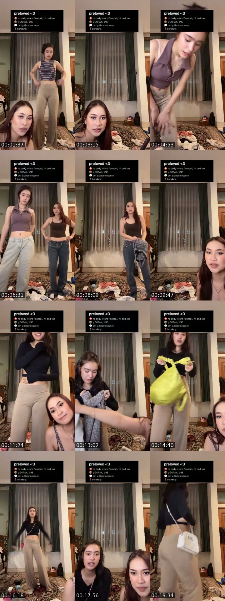TikTok live: preloved by @athenaaensy