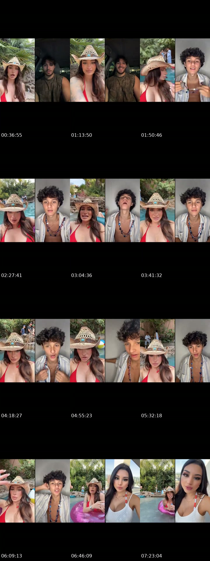 TikTok live: happy birthday America! 🇺🇸 by @eleneanickola