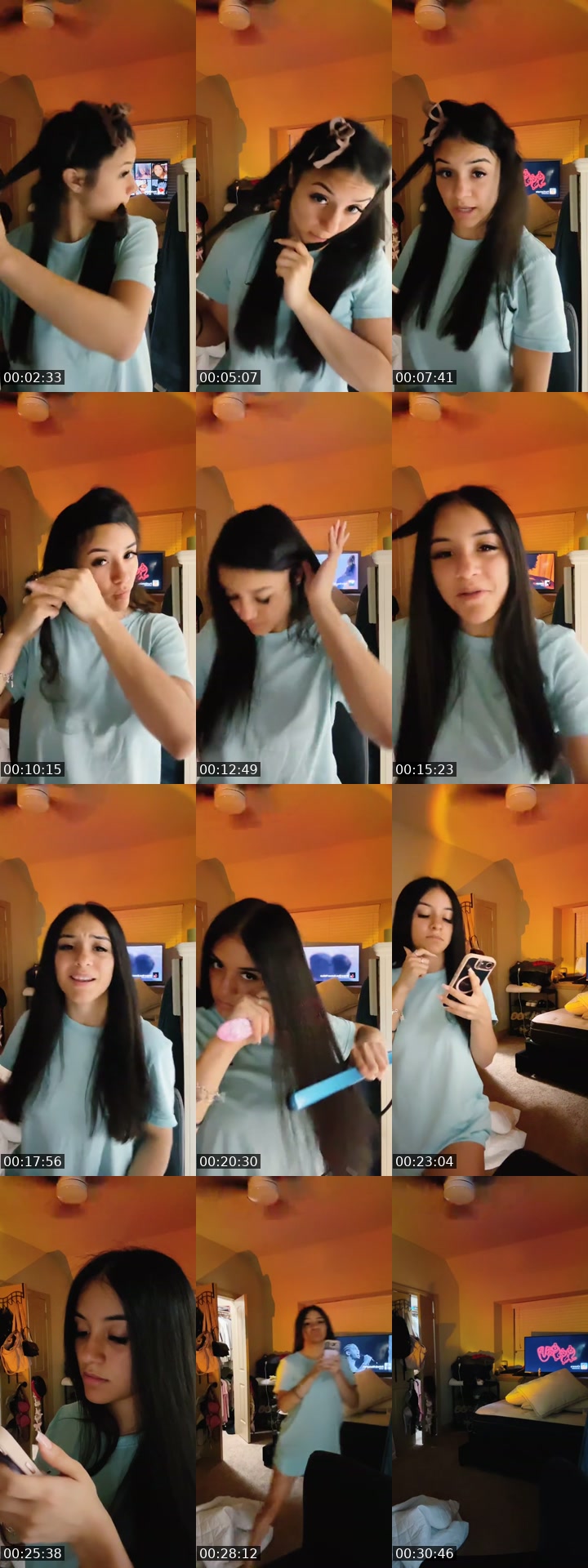 TikTok live: grwm by @blxngvickyy