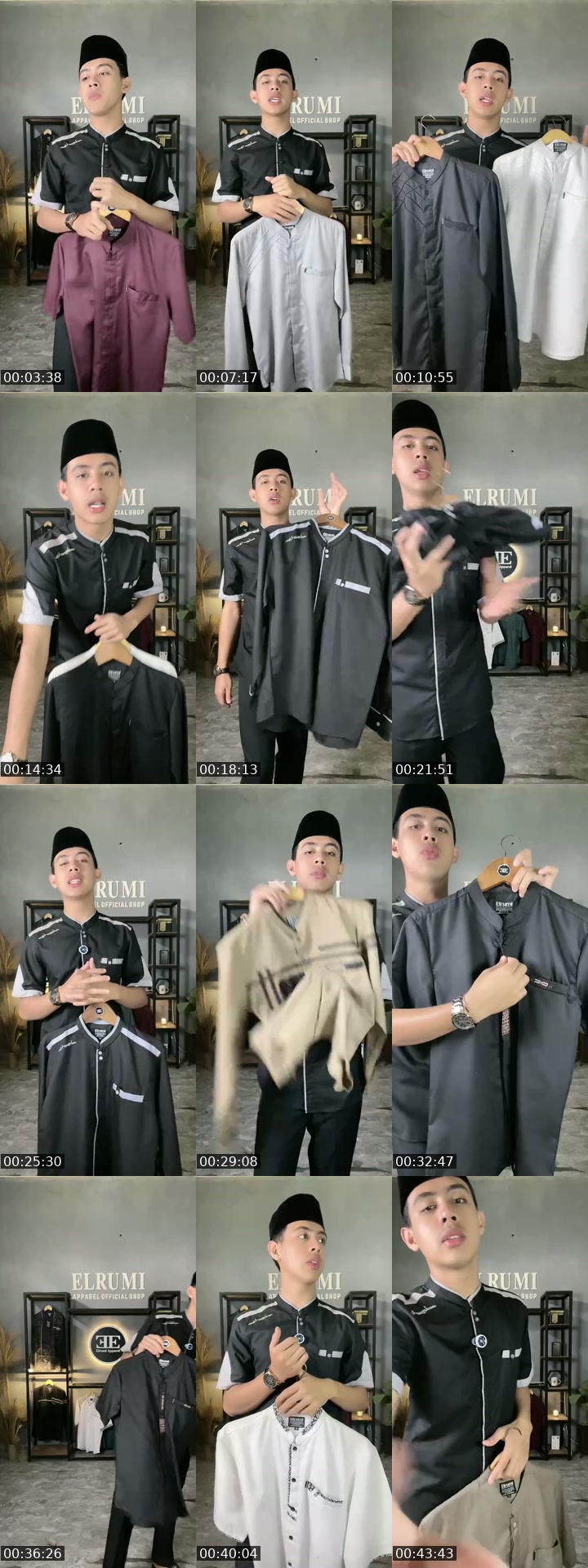TikTok live: Promo baju koko pria by @elrumi_apparel_official