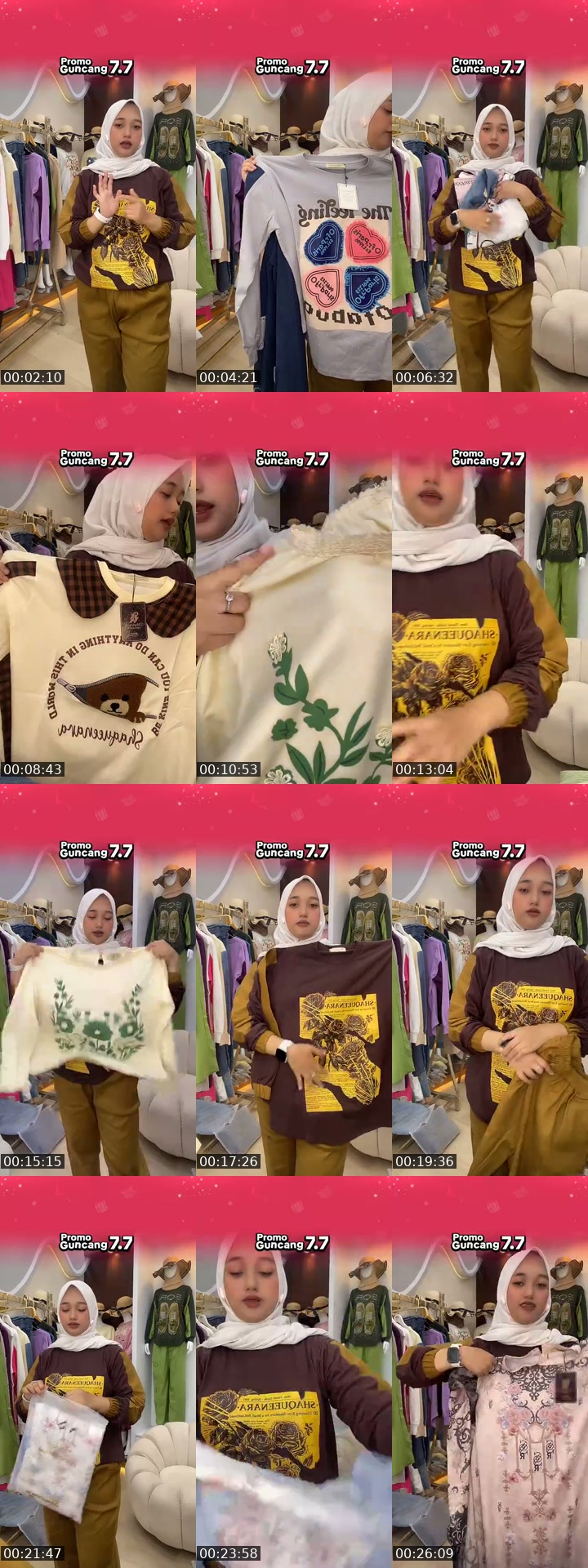 Indonesia TikTok live: Live Festival Selasa by @owner.uniiqo