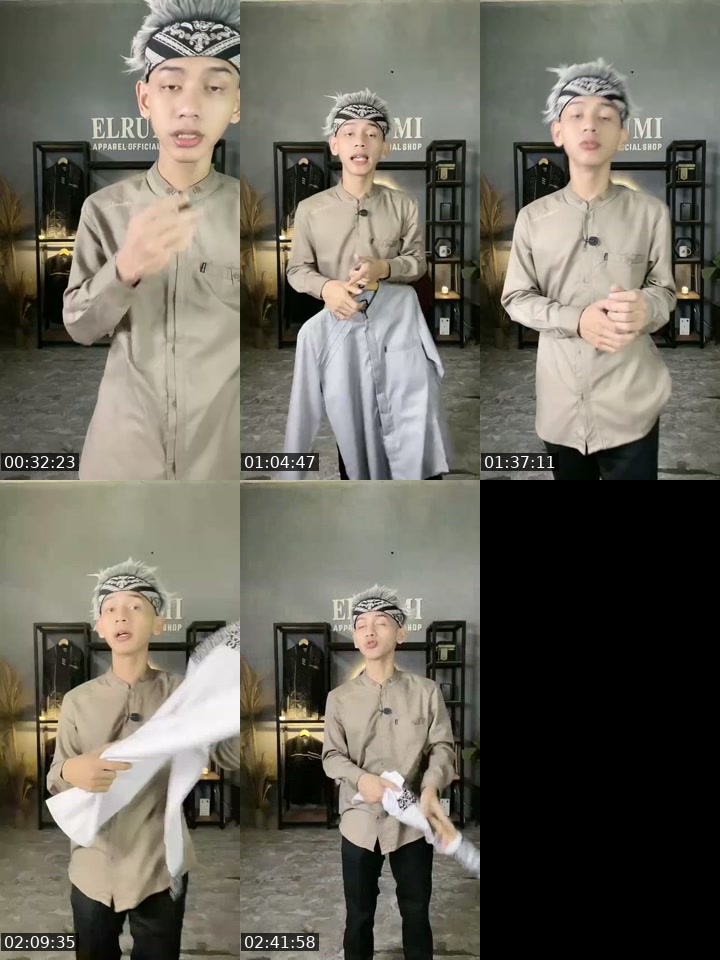 TikTok live: Promo baju koko pria by @elrumi_apparel_official